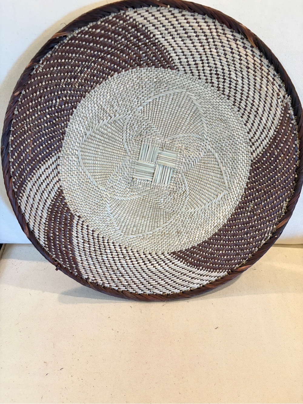 NEW Africa Woven Basket. Made by the Binga people of Zambia/Zimbabwe